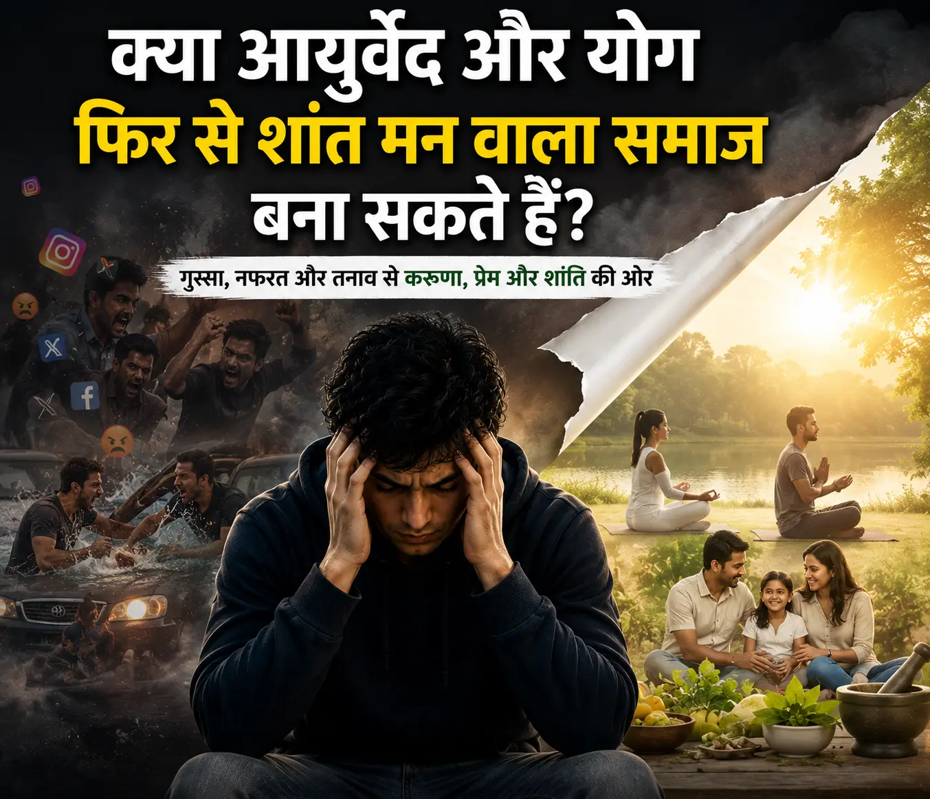 क्या आयुर्वेद और योग फिर से शांत मन वाला समाज बना सकते हैं?