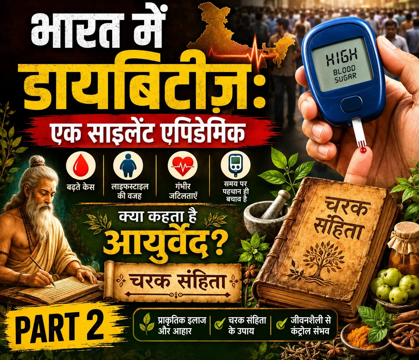 चरक संहिता से समझें मधुमेह (Diabetes): आयुर्वेद और विज्ञान का सच?