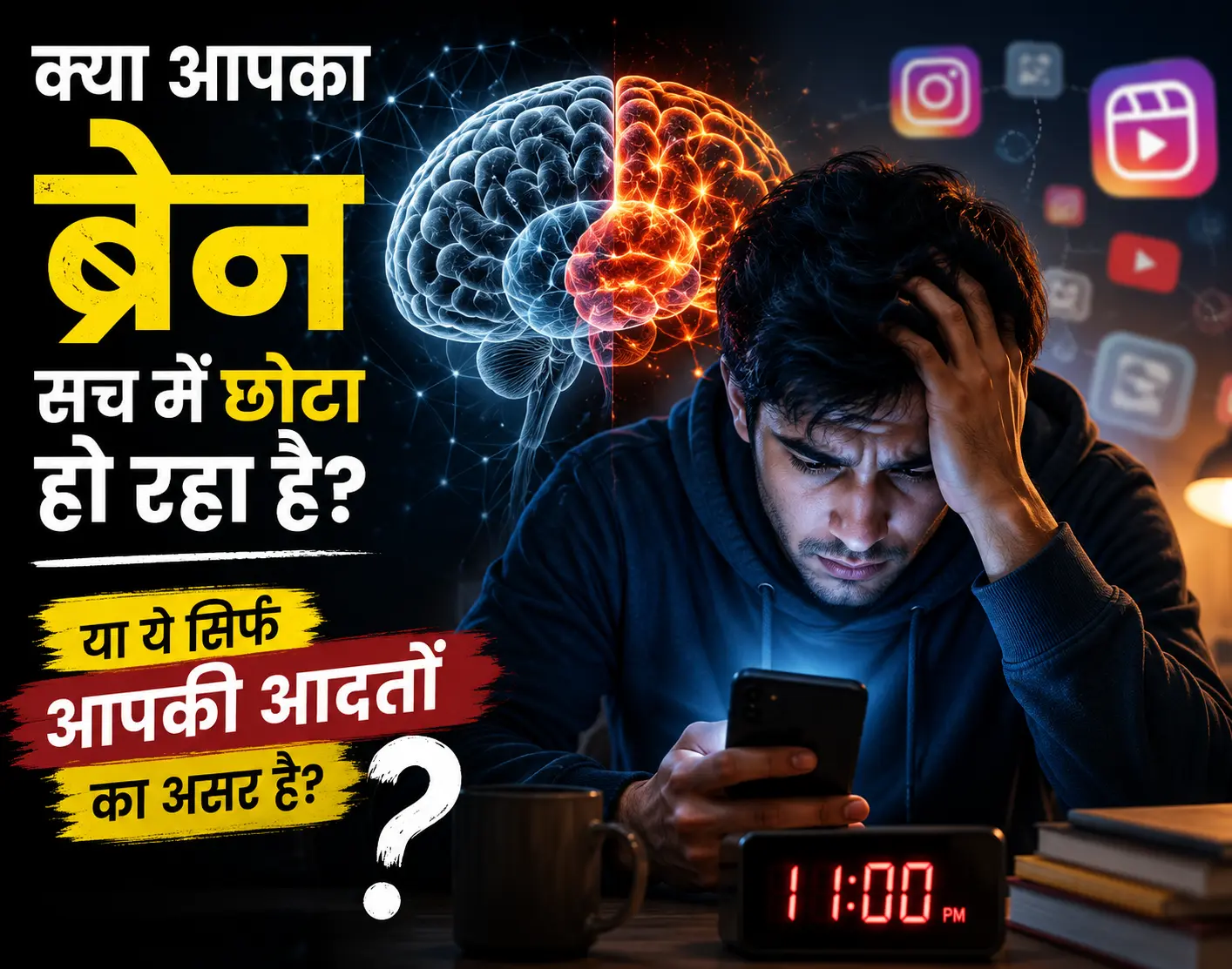 क्या आपका ब्रेन छोटा हो रहा है? क्या है Hippocampus, Cortisol और Brain Fog का सच