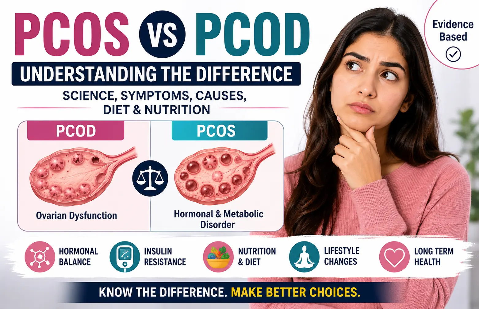 PCOS vs PCOD in Teens and Women: Evidence-Based Guide
