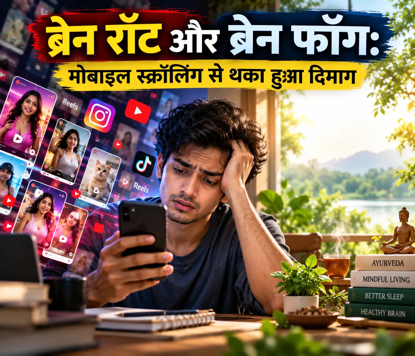 Brain Rot और Brain Fog : मोबाइल की लत से दिमाग क्यों थक रहा है?